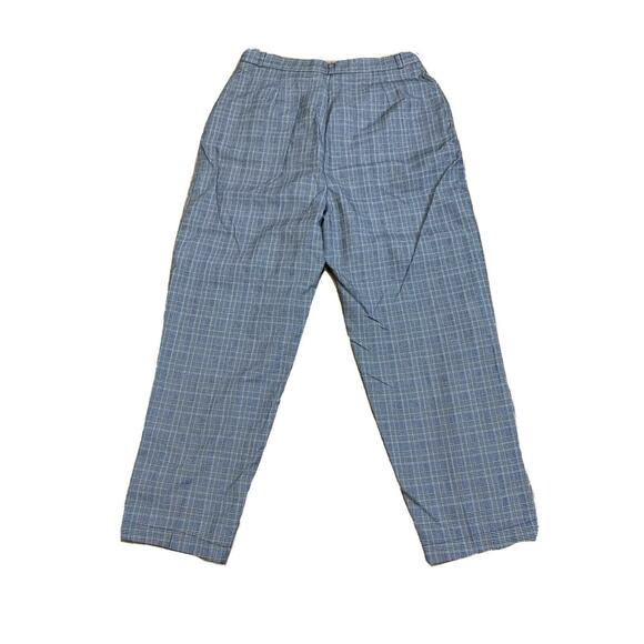 USA Made Lord Isaacs High Waist Pleated Pants Gray Tweed sz s - Picture 2 of 8